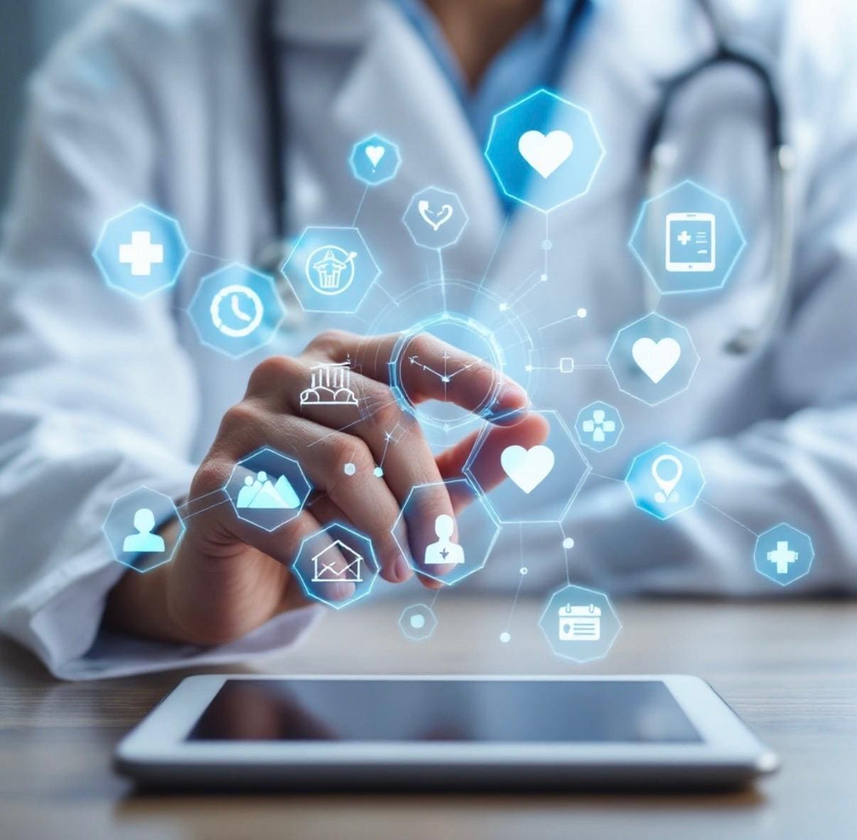 Physician coordinating digital care management programs